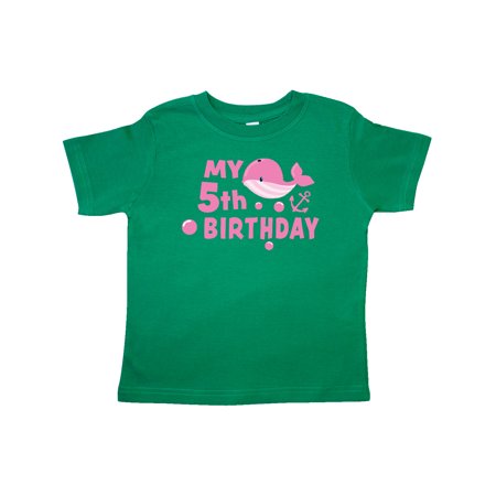 Inktastic Nautical My 5th Birthday with Pink Whale Gift Toddler Boy or Toddler Girl T-Shirt
Inktastic Nautical My 5th Birthday with Pink Whale Gift Toddler Boy or Toddler Girl T-Shirt