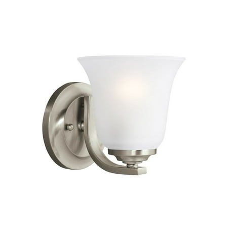 1 Light Wall Bath Sconce-Brushed Nickel Finish-Incandescent Lamping Type Bailey Street Home 73-Bel-2287858
1 Light Wall Bath Sconce-Brushed Nickel Finish-Incandescent Lamping Type Bailey Street Home 73-Bel-2287858