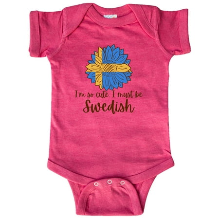 Inktastic I m So Cute I Must be Swedish Sunflower Gift Baby Boy or Baby Girl Bodysuit
Inktastic I m So Cute I Must be Swedish Sunflower Gift Baby Boy or Baby Girl Bodysuit