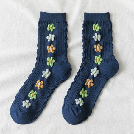 Raeneomay Socks Women Discount Clearance Fashion Retro Academic Style Flower Lovely Cotton Middle Tube Socks
Raeneomay Socks Women Discount Clearance Fashion Retro Academic Style Flower Lovely Cotton Middle Tube Socks