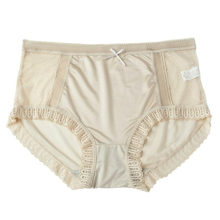 CLZOUD Underwear Panties Women Polyester Spandex Women Silk Panties Cotton Crotch Mid Waist Seamless Breathable Lace Mesh Briefs Xl
CLZOUD Underwear Panties Women Polyester Spandex Women Silk Panties Cotton Crotch Mid Waist Seamless Breathable Lace Mesh Briefs Xl