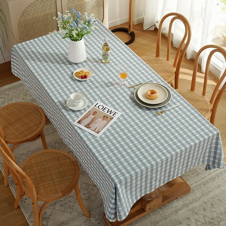 Avamo Tablecloths Covers Table Cloths Washable Cotton Linen Tablecloth Plaid Luxury Home Decor Rectangle Dust-proof Gray Blue 110*160cm
Avamo Tablecloths Covers Table Cloths Washable Cotton Linen Tablecloth Plaid Luxury Home Decor Rectangle Dust-proof Gray Blue 110*160cm