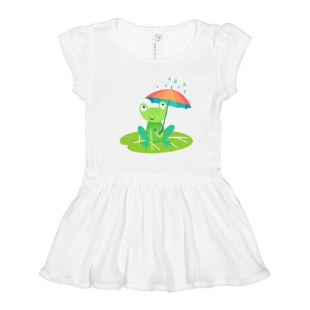 Inktastic Frog Lover Gift Toddler Girl Dress