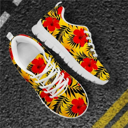 Tropical Plant Red Hibiscus Fashion Women s Shoes Casual Sneakers Autumn Female Lace-up Mesh Walking Shoes for Girls
Tropical Plant Red Hibiscus Fashion Women s Shoes Casual Sneakers Autumn Female Lace-up Mesh Walking Shoes for Girls