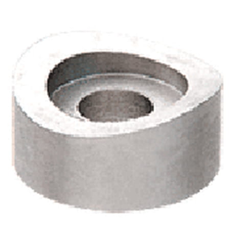 CRL 3STA112SC Satin Chrome 1-1/2 Tubing Adaptor for 3/4 Diameter Standoffs