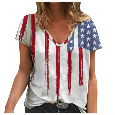 White Blouse for Women Women Fashion Short Sleeve 3D Printed V-Neck Tops Tee T-Shirt Blouse Basic Tees for Women White M
White Blouse for Women Women Fashion Short Sleeve 3D Printed V-Neck Tops Tee T-Shirt Blouse Basic Tees for Women White M
