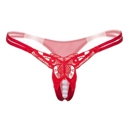 〖CFXNMZGR〗Thongs For Women Hollow Underwear Pendant Women Thongs String Panties Pearl Low Panties Waist G
〖CFXNMZGR〗Thongs For Women Hollow Underwear Pendant Women Thongs String Panties Pearl Low Panties Waist G