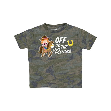 Inktastic Off to the Races with Cowgirl on Horse Gift Toddler Toddler Girl T-Shirt
Inktastic Off to the Races with Cowgirl on Horse Gift Toddler Toddler Girl T-Shirt