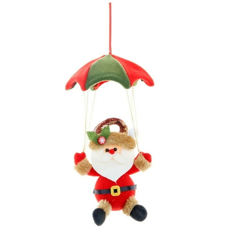 Christmas Santa Parachute Pendant with Lanyard Soft Comfortable Stuffed Toy for Christmas Party Room Decoration Type C
Christmas Santa Parachute Pendant with Lanyard Soft Comfortable Stuffed Toy for Christmas Party Room Decoration Type C