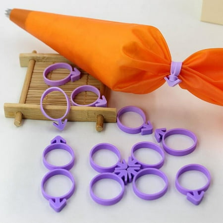 SUZY 12Pcs Cake Decorating Icing Bag Fondant Cream Tied Up Silicone Band Baking Tool
SUZY 12Pcs Cake Decorating Icing Bag Fondant Cream Tied Up Silicone Band Baking Tool