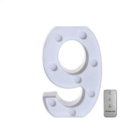 Alphabet LED Digital Lights Light Up White Plastic Digital Standing Hanging I As Shown
Alphabet LED Digital Lights Light Up White Plastic Digital Standing Hanging I As Shown