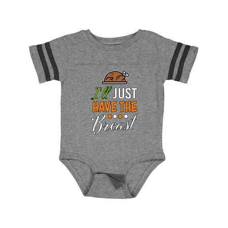 Inktastic I ll Just Have the Breast with Turkey Illusration Gift Baby Boy or Baby Girl Bodysuit
Inktastic I ll Just Have the Breast with Turkey Illusration Gift Baby Boy or Baby Girl Bodysuit