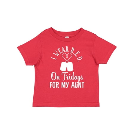 Inktastic I Wear Red for My Aunt Military Friday Gift Toddler Boy or Toddler Girl T-Shirt
Inktastic I Wear Red for My Aunt Military Friday Gift Toddler Boy or Toddler Girl T-Shirt