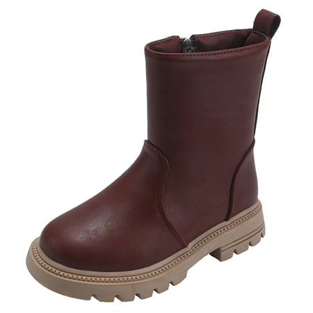 Casual Baby Flat Shoes Girls Scrub Boots Shoes Waterproof Leather Short Boots Non Slip Breathable Boots
Casual Baby Flat Shoes Girls Scrub Boots Shoes Waterproof Leather Short Boots Non Slip Breathable Boots