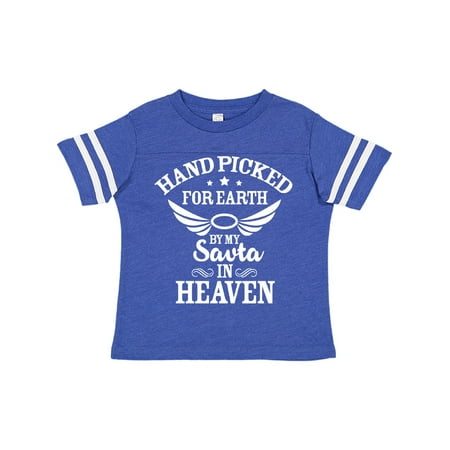 Inktastic Handpicked for Earth By My Savta in Heaven with Angel Wings Gift Toddler Boy or Toddler Girl T-Shirt
Inktastic Handpicked for Earth By My Savta in Heaven with Angel Wings Gift Toddler Boy or Toddler Girl T-Shirt