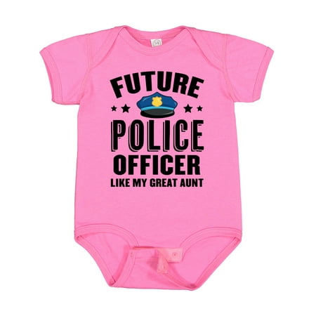 Inktastic Future Police Officer Like My Great Aunt Gift Baby Boy or Baby Girl Bodysuit
Inktastic Future Police Officer Like My Great Aunt Gift Baby Boy or Baby Girl Bodysuit