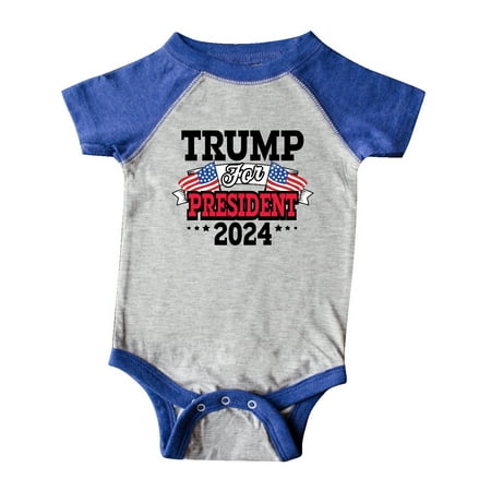 Inktastic Trump For President 2024 with Flags Gift Baby Boy or Baby Girl Bodysuit
Inktastic Trump For President 2024 with Flags Gift Baby Boy or Baby Girl Bodysuit