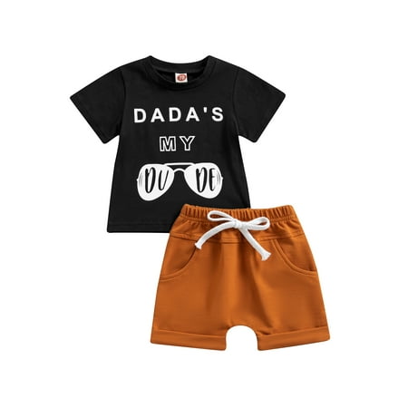 Meihuida Baby Boys Outfits Letter Print Short Sleeve T-shirt and Casual Elastic Rolled Hem Shorts Set 
Meihuida Baby Boys Outfits Letter Print Short Sleeve T-shirt and Casual Elastic Rolled Hem Shorts Set