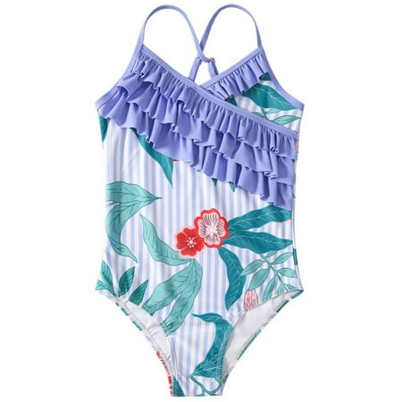 GYRATEDREAM Girls Ruffles 1-Piece Swimsuit Strap Adjust Summer Floral Swimwear for 4-12 Years Kid
GYRATEDREAM Girls Ruffles 1-Piece Swimsuit Strap Adjust Summer Floral Swimwear for 4-12 Years Kid