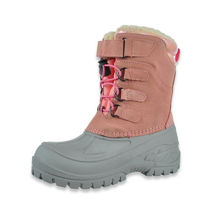 Khombu Girls Snow Boots - pink 4 youth