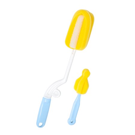 huanledash Baby Bottle Brush 1 Set Baby Bottle Brush 360 Degree Rotation Cleaning Scrubbing Handheld Pacifier Bottle Sponge Brush Home Use
huanledash Baby Bottle Brush 1 Set Baby Bottle Brush 360 Degree Rotation Cleaning Scrubbing Handheld Pacifier Bottle Sponge Brush Home Use