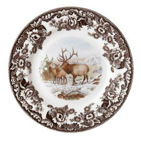 Spode Woodland American Wildlife Dinner Plate (Elk)