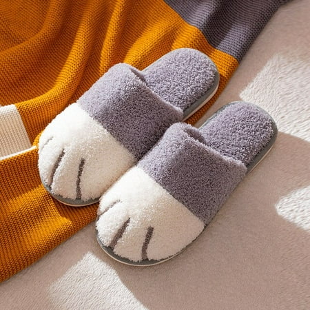CoCopeaunt Men Women Lovers Furry Slides Winter Slipper Home Warm Shoes Cute Cartoon Cat Paw Plush Slippers Soft Bottom Female Slippers
CoCopeaunt Men Women Lovers Furry Slides Winter Slipper Home Warm Shoes Cute Cartoon Cat Paw Plush Slippers Soft Bottom Female Slippers