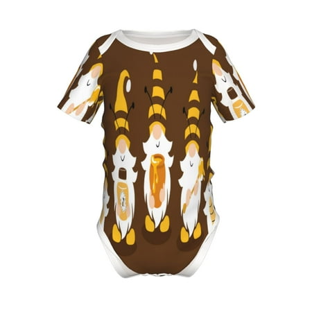 Lukts Gnomes With Honey Print Baby Short Sleeve Romper Onesie for Newborn Baby Boys and Girls-9M
Lukts Gnomes With Honey Print Baby Short Sleeve Romper Onesie for Newborn Baby Boys and Girls-9M