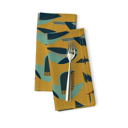 Retro Mod Mid Century Modern 1950S Cotton Dinner Napkins by Roostery Set of 2