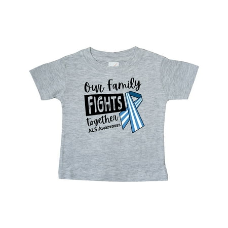 Inktastic Our Family Fights Together ALS Awareness Gift Baby Boy or Baby Girl T-Shirt
Inktastic Our Family Fights Together ALS Awareness Gift Baby Boy or Baby Girl T-Shirt