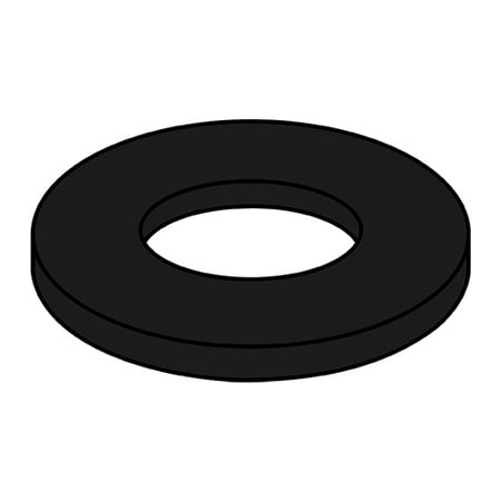 1/4X1/2X.125 Flat Washer Nylon Black (Pack Qty 5 000) BC-1408.125WFNB