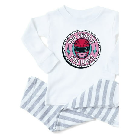 CafePress - Power Rangers You Snooze You Loose - Toddler Long Sleeve Pajama set