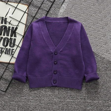 Nrmvnmi Children s Knitted Cardigan Sweater Cute Solid Color V-Neck Long Sleeve Button Knit Sweater Versatile Warm Outer Thick Cotton Sweater Spring And Autumn Fashion Coats For Girls Boys
Nrmvnmi Children s Knitted Cardigan Sweater Cute Solid Color V-Neck Long Sleeve Button Knit Sweater Versatile Warm Outer Thick Cotton Sweater Spring And Autumn Fashion Coats For Girls Boys