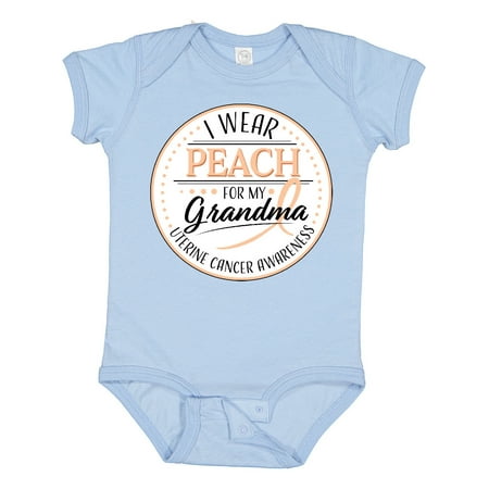 Inktastic I Wear Peach for My Grandma - Uterine Cancer Awareness Gift Baby Boy or Baby Girl Bodysuit
Inktastic I Wear Peach for My Grandma - Uterine Cancer Awareness Gift Baby Boy or Baby Girl Bodysuit