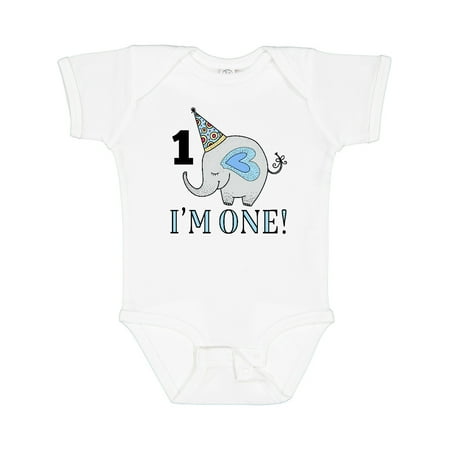 Inktastic First Birthday 1 Year Old Boy Gift Baby Boy or Baby Girl Bodysuit