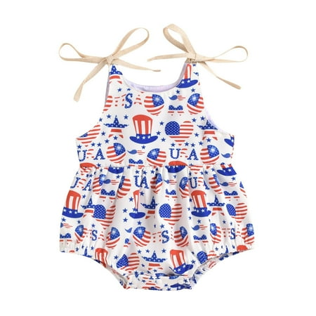 YWDJ 0-24Months Fourth of July One Piece Outfit Toddler Kid Girls Romper Independence Day Striped Jumpsuit White 100
YWDJ 0-24Months Fourth of July One Piece Outfit Toddler Kid Girls Romper Independence Day Striped Jumpsuit White 100