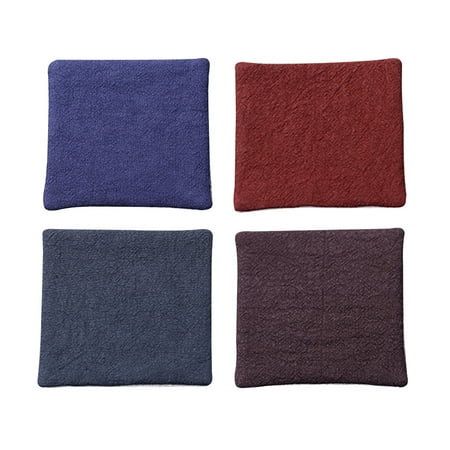 Cup Pads Heat Resistant Mat Cotton and Linen Coasters Placemat Small Size Plain Color Practical Thicken 4 Pcs
Cup Pads Heat Resistant Mat Cotton and Linen Coasters Placemat Small Size Plain Color Practical Thicken 4 Pcs