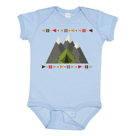 Inktastic Camping Hiking Mountain Adventure Gift Baby Boy or Baby Girl Bodysuit