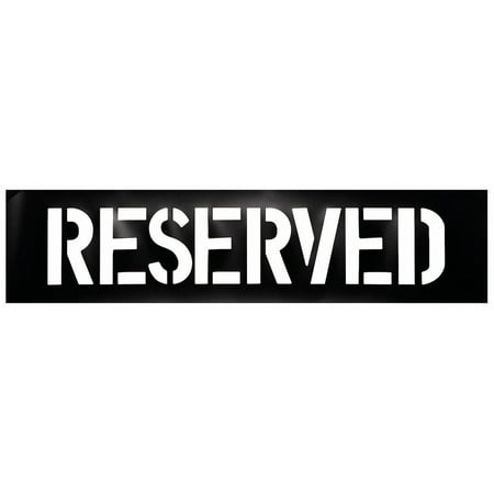 Sim Supply Parking Lot Legend Reserved Plastic 3W630 3W630 ZO-G0692361