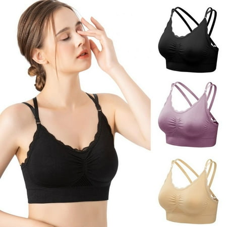 3pcs Fitness Yoga Bra Built-pad Bra Vest Gym Running Bra Wire Free Lingerie Seamless Lace Trim Bra Women Casual Underwear
3pcs Fitness Yoga Bra Built-pad Bra Vest Gym Running Bra Wire Free Lingerie Seamless Lace Trim Bra Women Casual Underwear