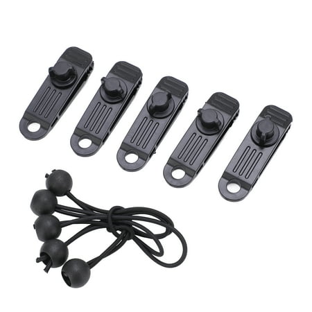 5 Pcs Tarp Clips and Ball Bungee Cords Outdoor Heavy Duty Elastic Cord Rope Sets for Canopy Tarp Tent
5 Pcs Tarp Clips and Ball Bungee Cords Outdoor Heavy Duty Elastic Cord Rope Sets for Canopy Tarp Tent
