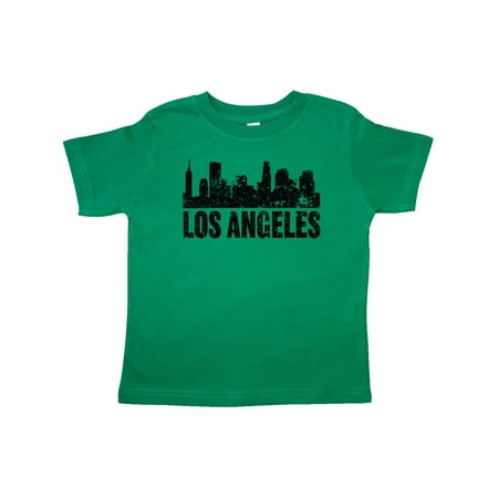 Inktastic Los Angeles Skyline Grunge Gift Toddler Boy or Toddler Girl T-Shirt
