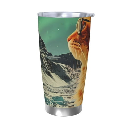 Goofa Space Adventurer Cat for 20 oz Skinny Tumbler Stainless Steel Coffee Mug Slim Vacuum Insulated Travel Cup Car Cup-Without Straw
Goofa Space Adventurer Cat for 20 oz Skinny Tumbler Stainless Steel Coffee Mug Slim Vacuum Insulated Travel Cup Car Cup-Without Straw