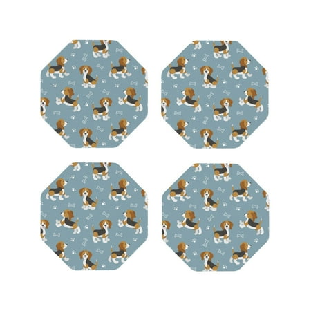 Coasters Set of 4 - Beagle Dog cute Drink Coasters for Tabletop Protection Leather Coasters for Living Room Decor and Housewarming Gift Octagon
Coasters Set of 4 - Beagle Dog cute Drink Coasters for Tabletop Protection Leather Coasters for Living Room Decor and Housewarming Gift Octagon