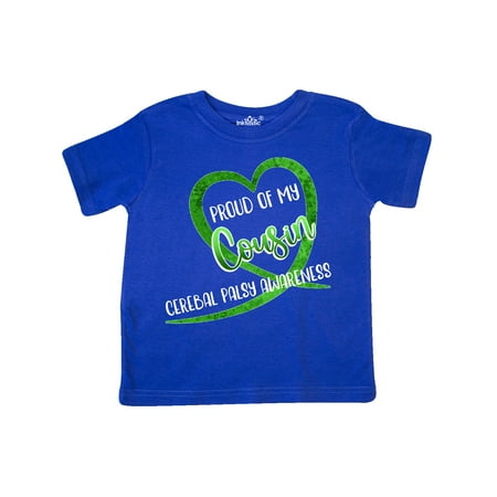 Inktastic Proud of my Cousin Cerebral Palsy Awareness Heart Ribbon Gift Toddler Boy or Toddler Girl T-Shirt
Inktastic Proud of my Cousin Cerebral Palsy Awareness Heart Ribbon Gift Toddler Boy or Toddler Girl T-Shirt