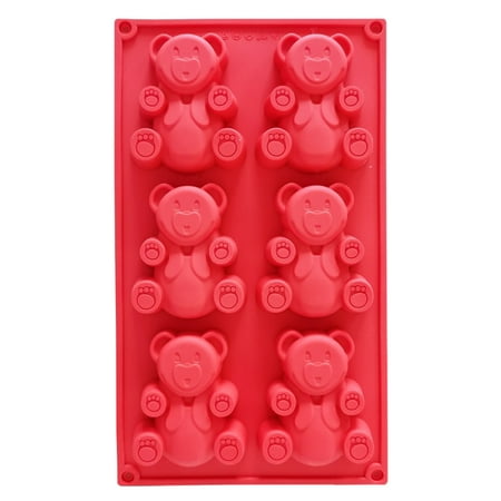 Lomubue Bear Mold Easy Demolded Non-stick Heat-resistant DIY Silicone 6 Grids Mousse French Ice-cream Jelly Mold Kitchen Supplies
Lomubue Bear Mold Easy Demolded Non-stick Heat-resistant DIY Silicone 6 Grids Mousse French Ice-cream Jelly Mold Kitchen Supplies