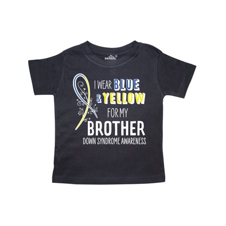Inktastic I Wear Blue and Yellow for my Brother- Down Syndrome awareness Gift Toddler Boy or Toddler Girl T-Shirt
Inktastic I Wear Blue and Yellow for my Brother- Down Syndrome awareness Gift Toddler Boy or Toddler Girl T-Shirt