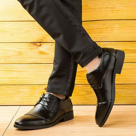 Leather Shoes Fashion Summer And Autumn Men Leather Shoes Low Heel Pointed Toe Lace Up Solid Color Simple British Style
Leather Shoes Fashion Summer And Autumn Men Leather Shoes Low Heel Pointed Toe Lace Up Solid Color Simple British Style