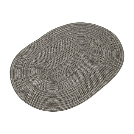 Woven Placemats Cotton Yarn Oval Placemat Japanese Heat Insulator Pot Mat Home Hand Woven Decorative Mat
Woven Placemats Cotton Yarn Oval Placemat Japanese Heat Insulator Pot Mat Home Hand Woven Decorative Mat