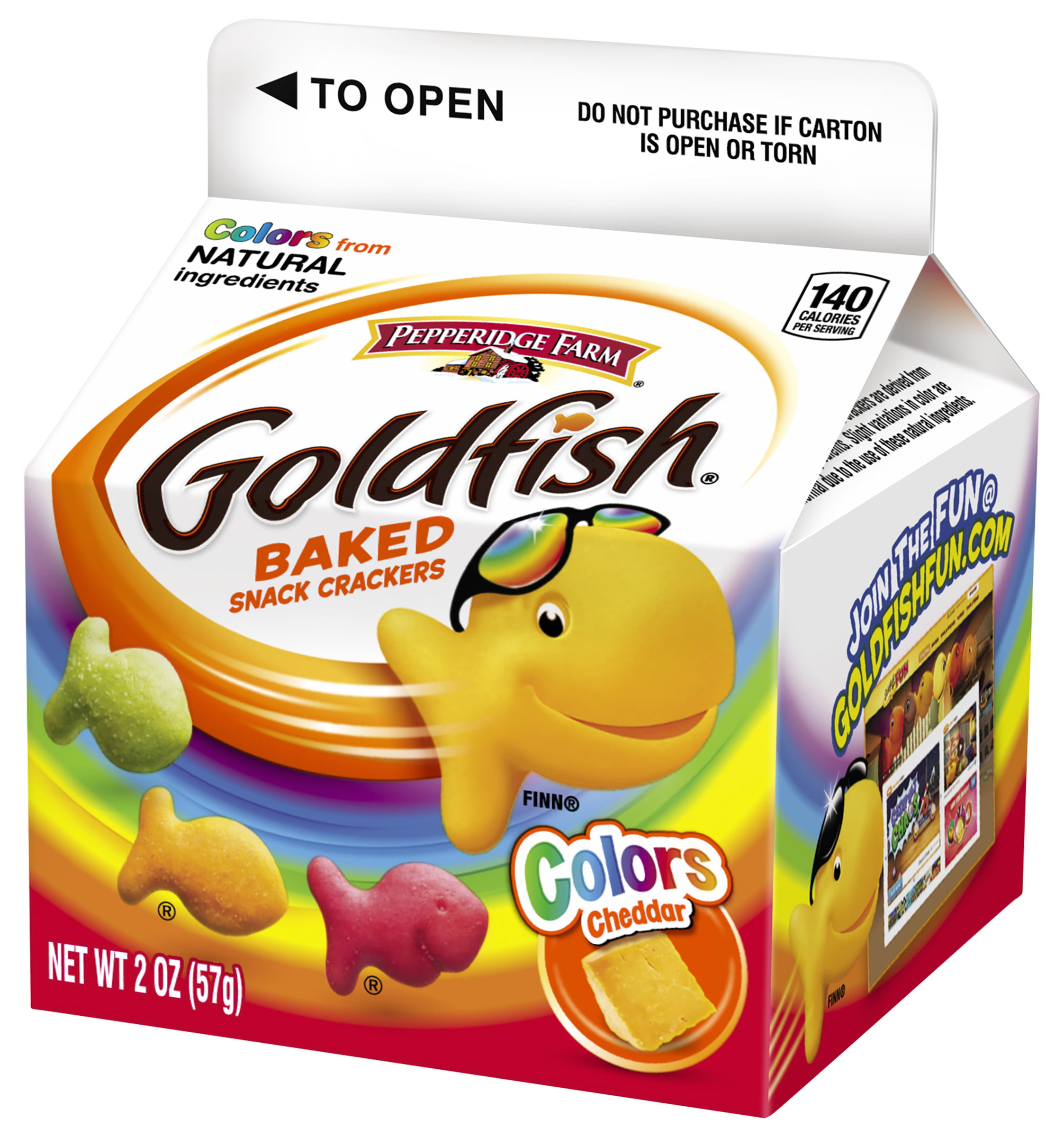 Pepperidge Farm? Goldfish? Colors Cheddar Baked Snack Crackers 2 ...